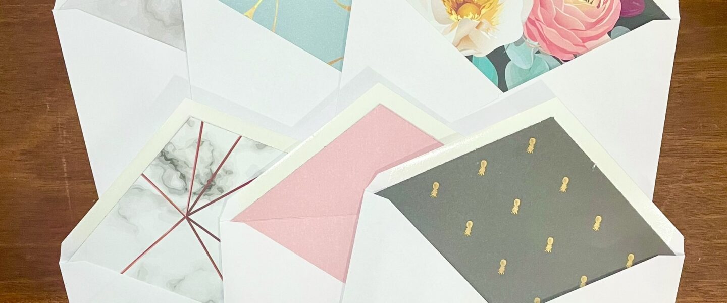 Easy DIY Envelope Liners for Your Wedding Invitations!