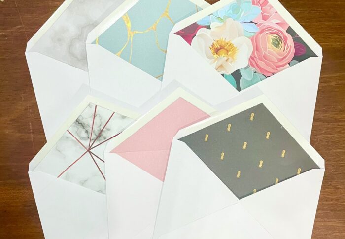 Easy DIY Envelope Liners for Your Wedding Invitations!